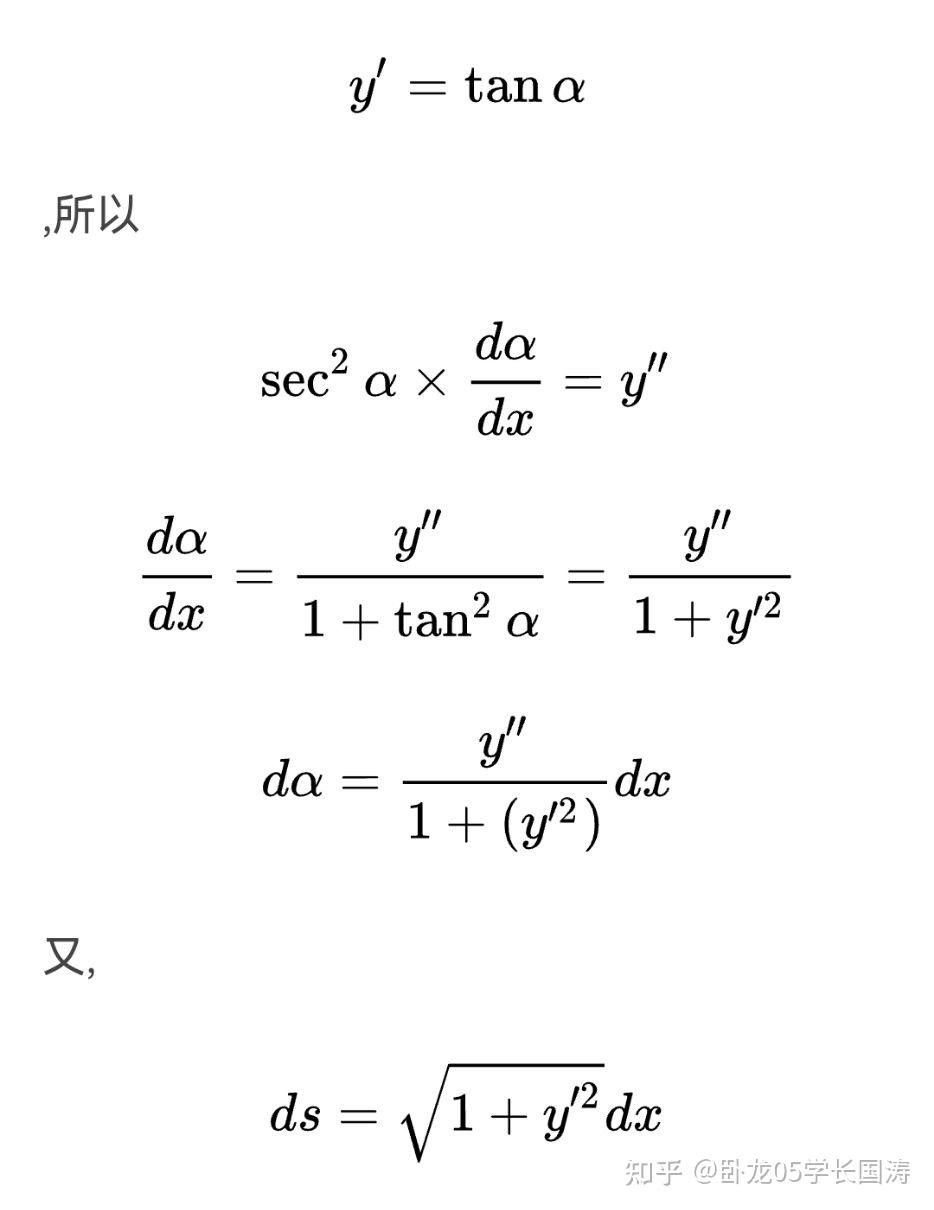 曲率和斜率区别 曲率和切线斜率关系 
